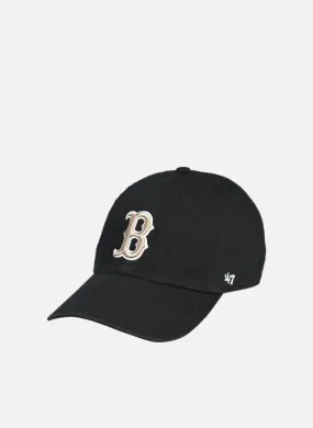      47 BRAND 47 CAP MLB BOSTON RED SOX DOUBLE UNDER CLEAN UP - Zwart   