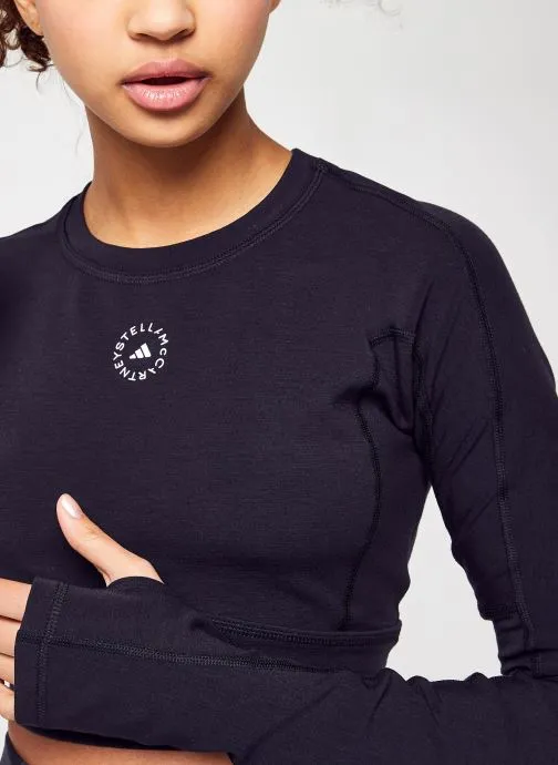      ADIDAS BY STELLA MCCARTNEY ASMC TST CROP L  ZWART   