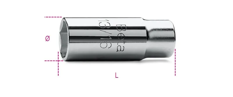 Beta 1/2” Bougiedopsleutels 956C 17,8 – 009560011