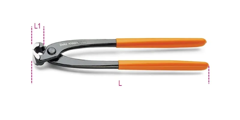 Beta Moniertangen PVC handgreep 1098PL 280 – 010980380