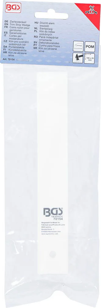 BGS 70154 Sierstripwig | 190 x 29 mm