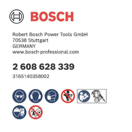 Bosch 2608628339 Afrondprofielfrees+Lager HM 4x10,5x8