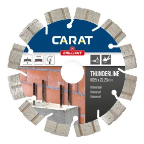 CARAT 3-pack diamantzaag universeel Ø125x22.2mm THUNDERLINE - CEB12530TT