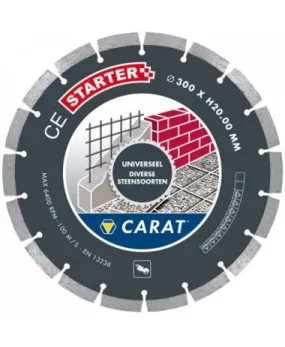 Carat diamantzaag universeel ø125x22,23mm, ce starter