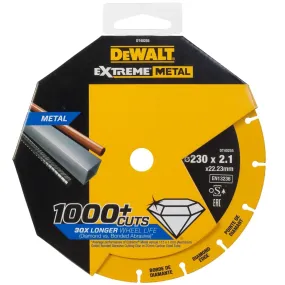 DeWALT DT40255 Extreme Metal Doorslijpschijf 230mm