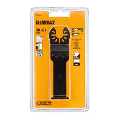 Dewalt invalzaagblad HCS voor hard hout 67x31mm