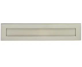 Intersteel Briefplaat met veer nikkel mat