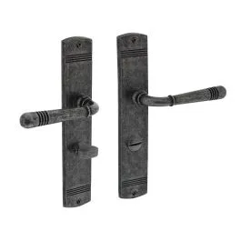 INTERSTEEL Deurkruk Emily op schild WC63/8 oud grijs