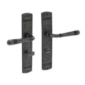 INTERSTEEL Deurkruk Emily op schild WC63/8 oud grijs
