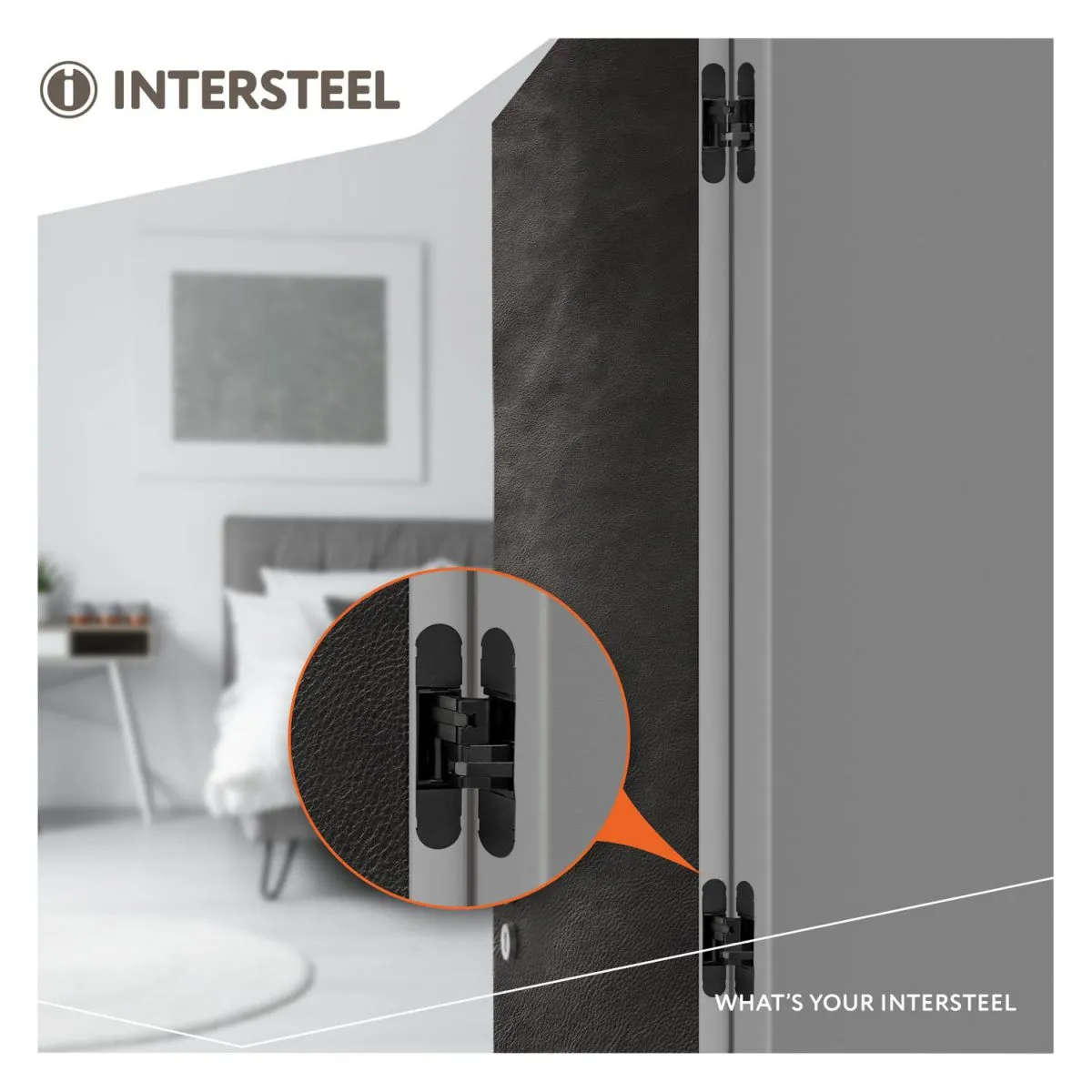 InterSteel onzichtbaar 3D scharnier zwart