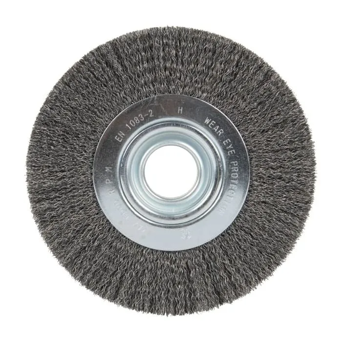 KLINGSPOR  BR 600 W  BORSTELWIEL  200 MM  GEGOLFD STAALDRAAD