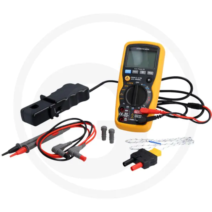 KS Tools Digital Multimeter inkl. Prüfspitzen (mit integriertem Schlagschutz)