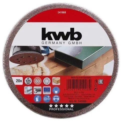 Kwb klit schuursch. 125Mm k 80 ls