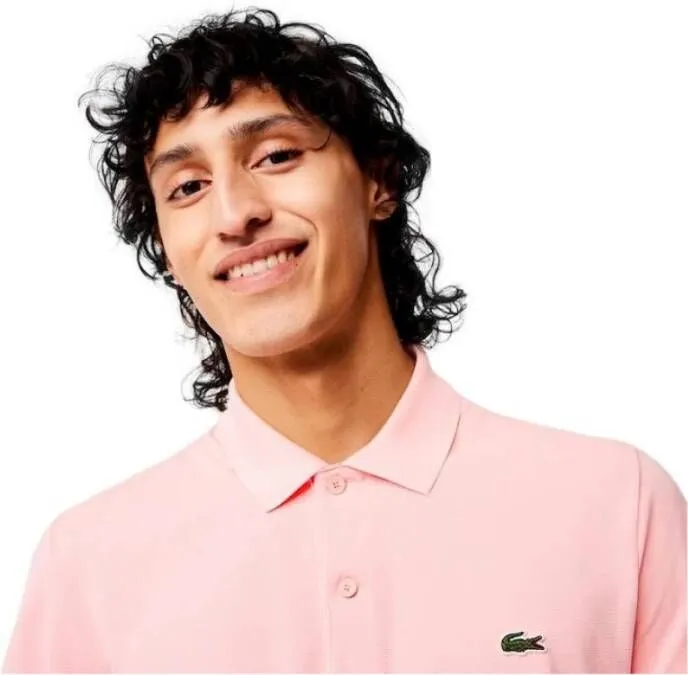 LACOSTE HEREN POLO'S & TSHIRTS 1HP3 MEN'S S POLO 11 ROZE