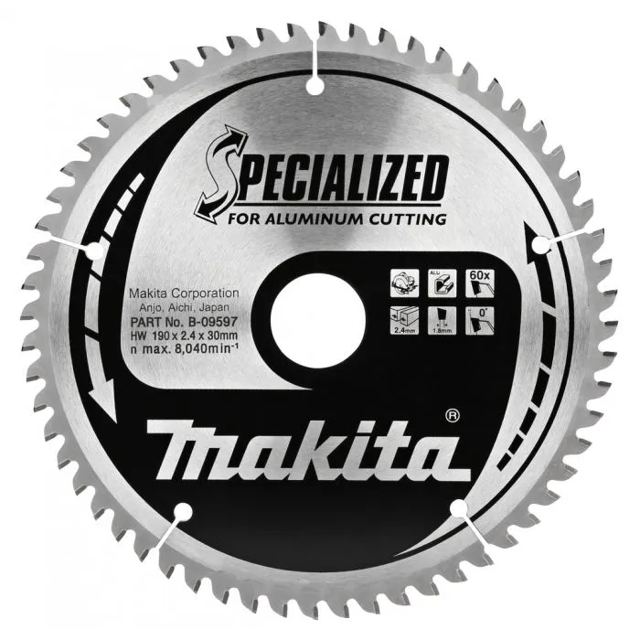 MAKITA B09597 CIRKELZAAGBLAD ALUMINIUM