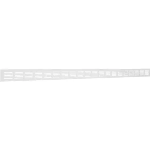 Nedco plintrooster alum. 1000 x 60 mm wit