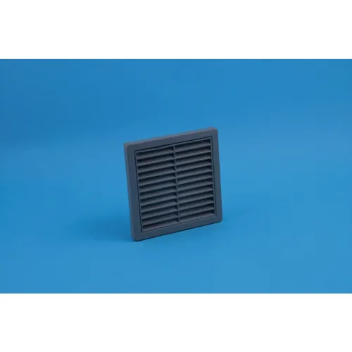Nedco ventilatierooster vlak Ø 125 mm grijs