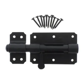 Plaatgrendel 100x70mm Blackline Zwart (1)