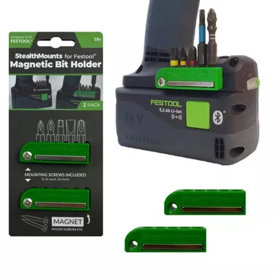 StealthMounts Festool magnetische bithouder 2st groen