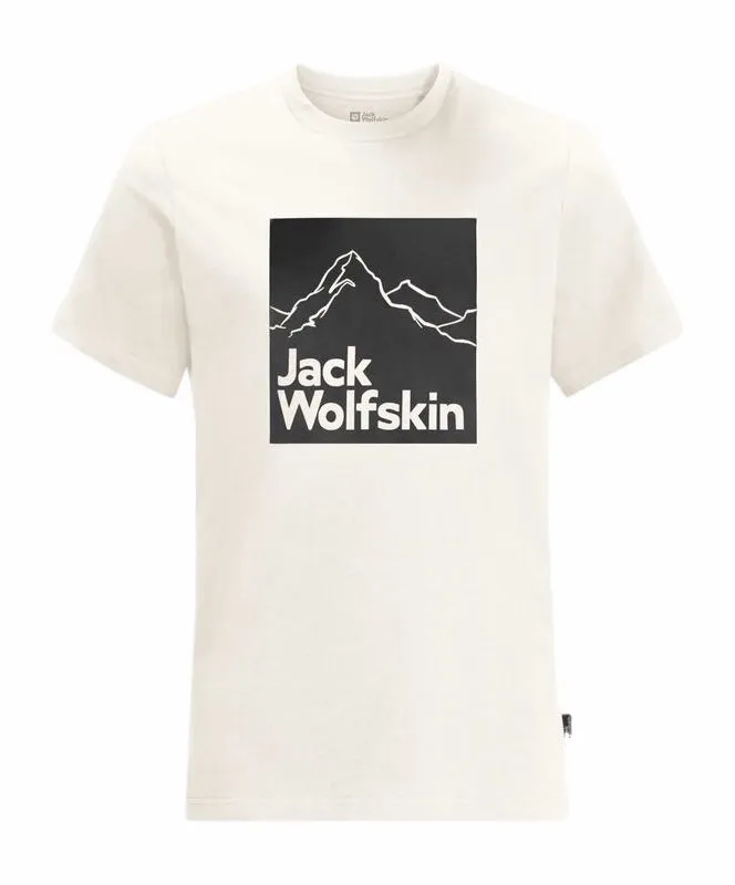TSHIRT JACK WOLFSKIN MEN BRAND T EGRET