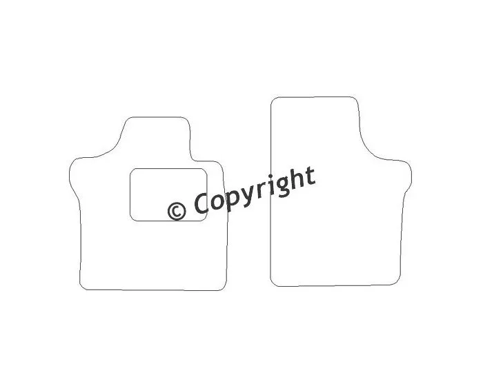 VELOURS MATTENSET CHRYSLER VOYAGER KWB VOORSET 19911995