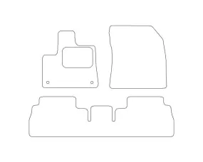 Velours mattenset Opel Combo E Tour 2018