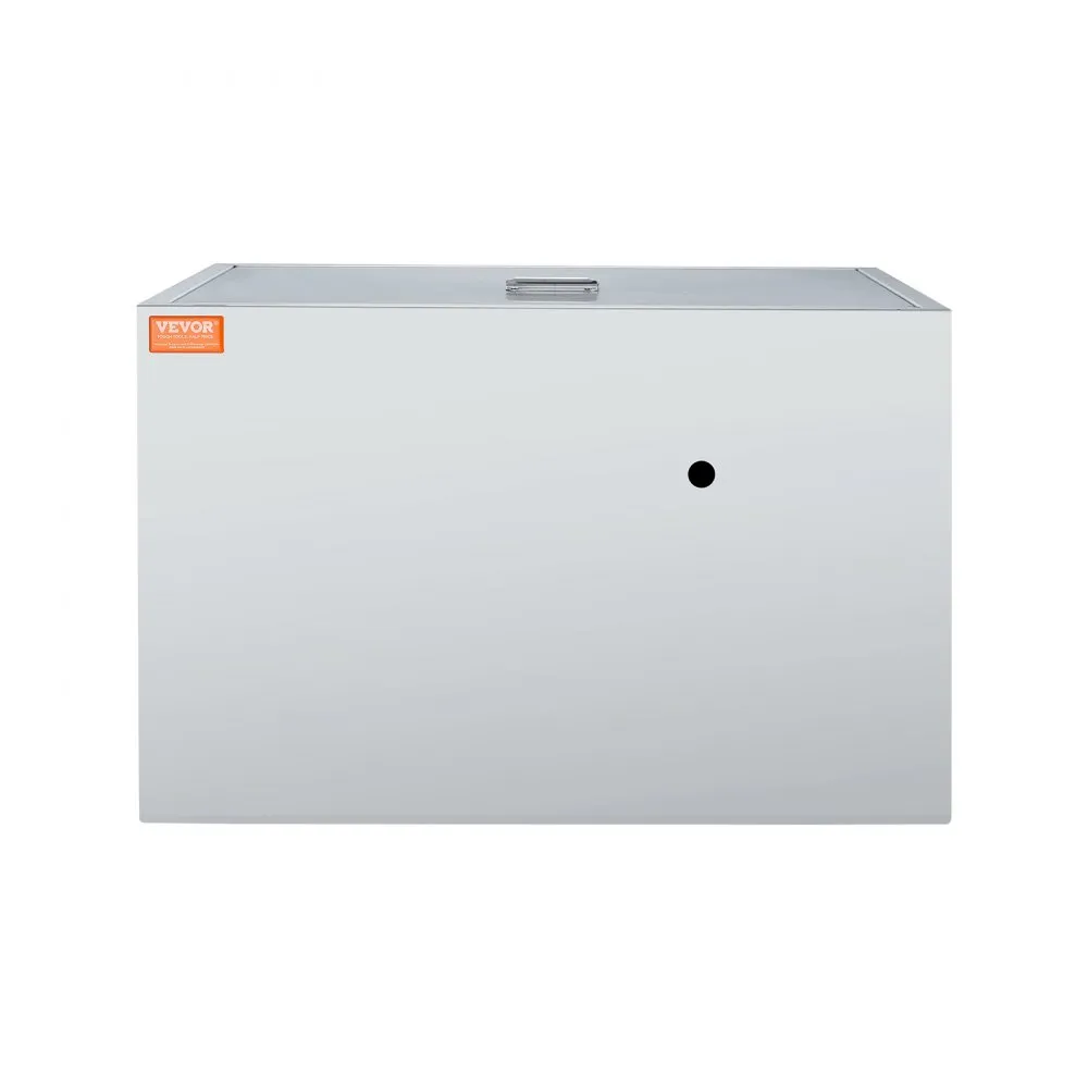VEVOR COMMERCIëLE VETAFSCHEIDER, 40 LBS VETAFSCHEIDER, ZIJINLAATAFSCHEIDER, ROESTVRIJSTALEN ONDER GOOTSTEEN VETAFSCHEIDER, 9,96