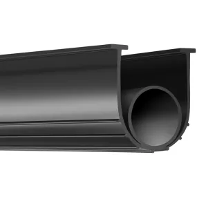VEVOR deurrubber garagedeurrubbers 4,8 m, rubberen afdichtstrips bescherming tegen lucht, vocht en stof, deurrubber deurafdichti