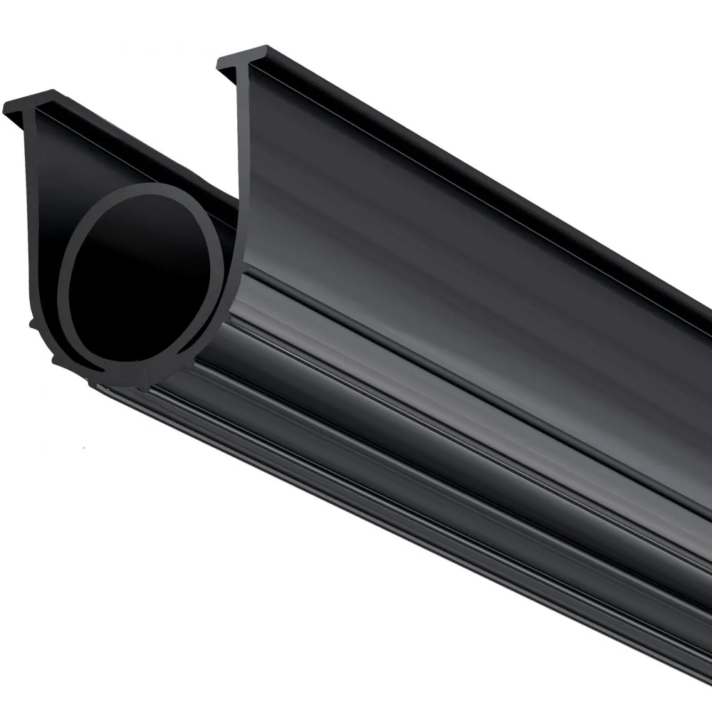 VEVOR deurrubber garagedeurrubbers 4,8 m, rubberen afdichtstrips bescherming tegen lucht, vocht en stof, deurrubber deurafdichti