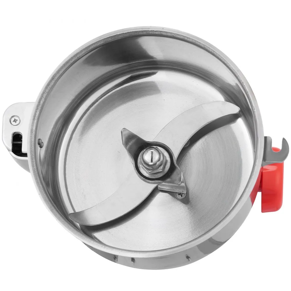 VEVOR Grinder Elektrische Graanmolen 150g Slijpmachine 1050W Multifunctionele Keukenmolen Meelpoeder Machine Timing Droge Molen 