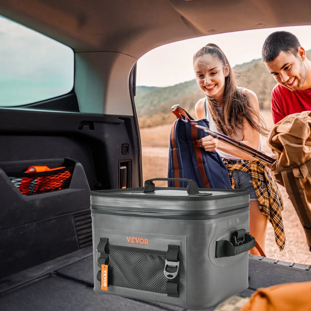 VEVOR HARDSHELL KOELTAS 16 BLIKKEN, THERMISCHE TAS WARMTETAS ISOLATIETAS KOELTAS WATERDICHT, DIEPVRIESTAS DIEPVRIESTAS LUNCHTAS