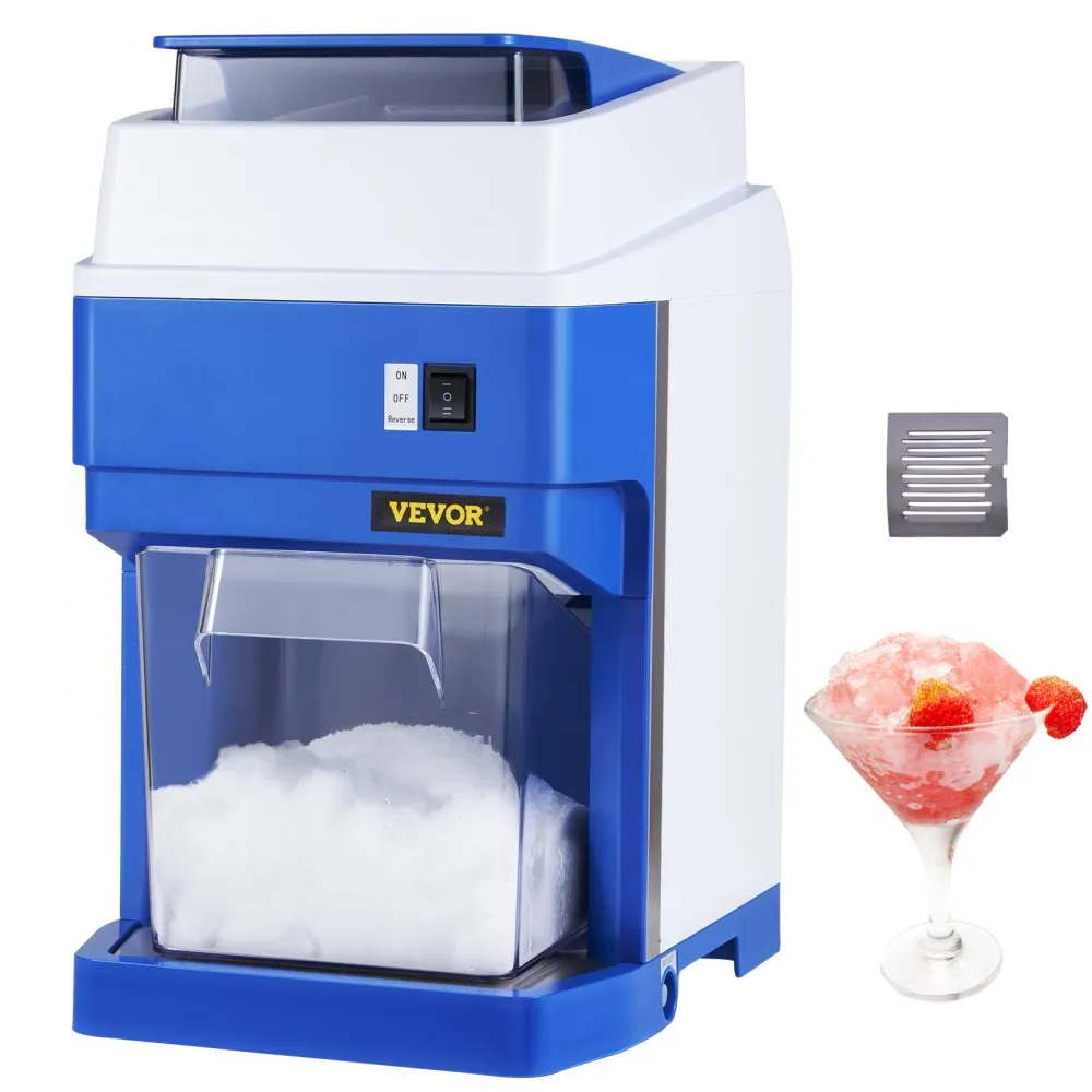 VEVOR Ijsbrekers Ice Crusher Ice Shaver Machine 120kg/h Abs Ice Crusher 650W 290x390x440mm Energiebesparende fabrikant met plast