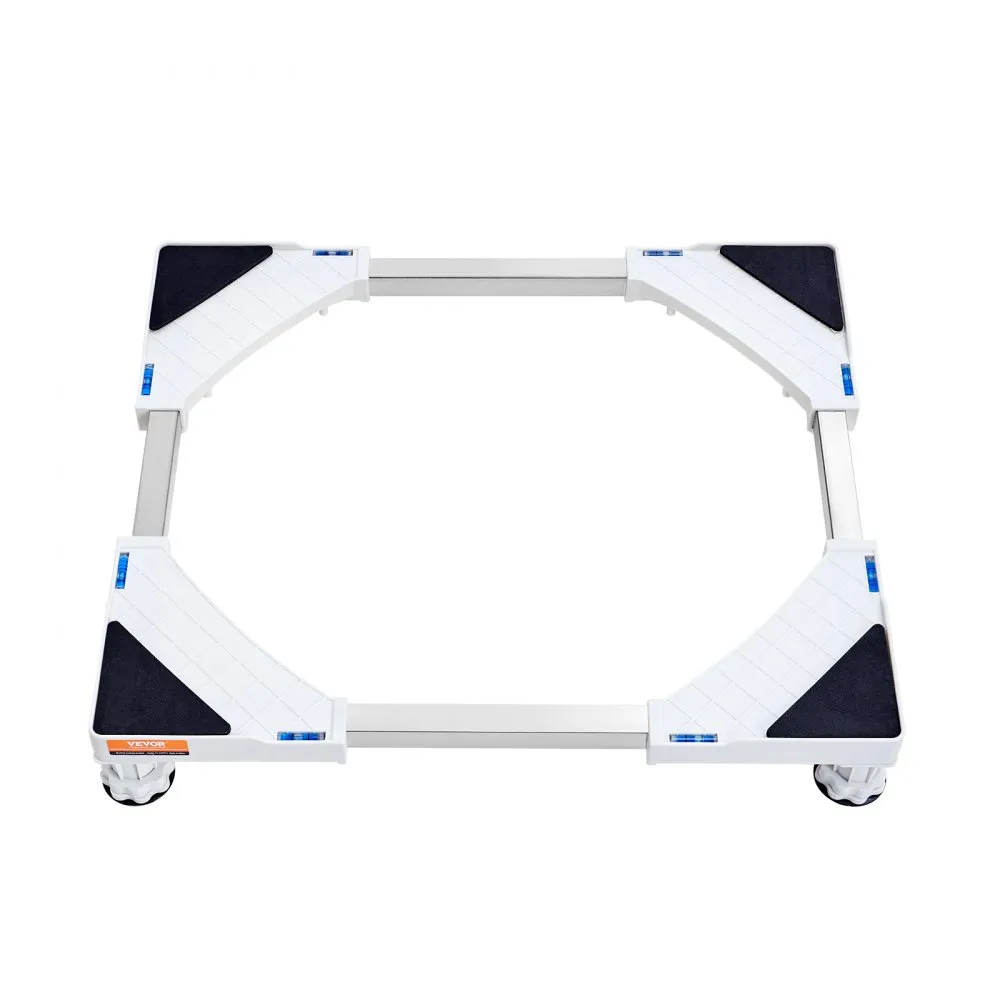 VEVOR MINIKOELKASTSTANDAARD 414 X 414 X 96,5 MM UNIVERSELE WASBASIS VERSTELBARE KOELKASTSTANDAARD MET 4 STABIELE VOETEN WASMACH
