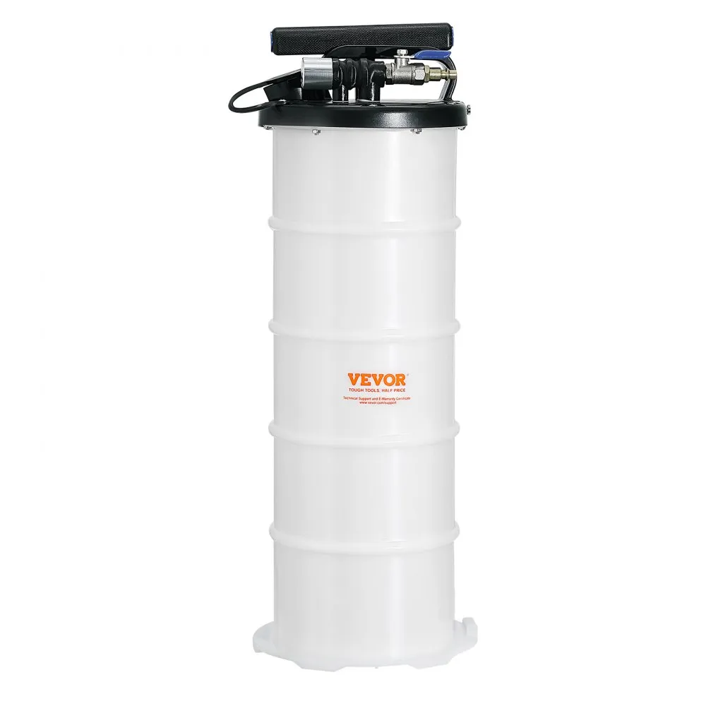 VEVOR OLIEZUIGPOMP 6,5L HANDMATIG PNEUMATISCH OLIEZUIGAPPARAAT 0,40,8 MPA OLIEVERVERSINGSPOMP AUTOZUIGPOMP HANDPOMP VLOEISTOFZU