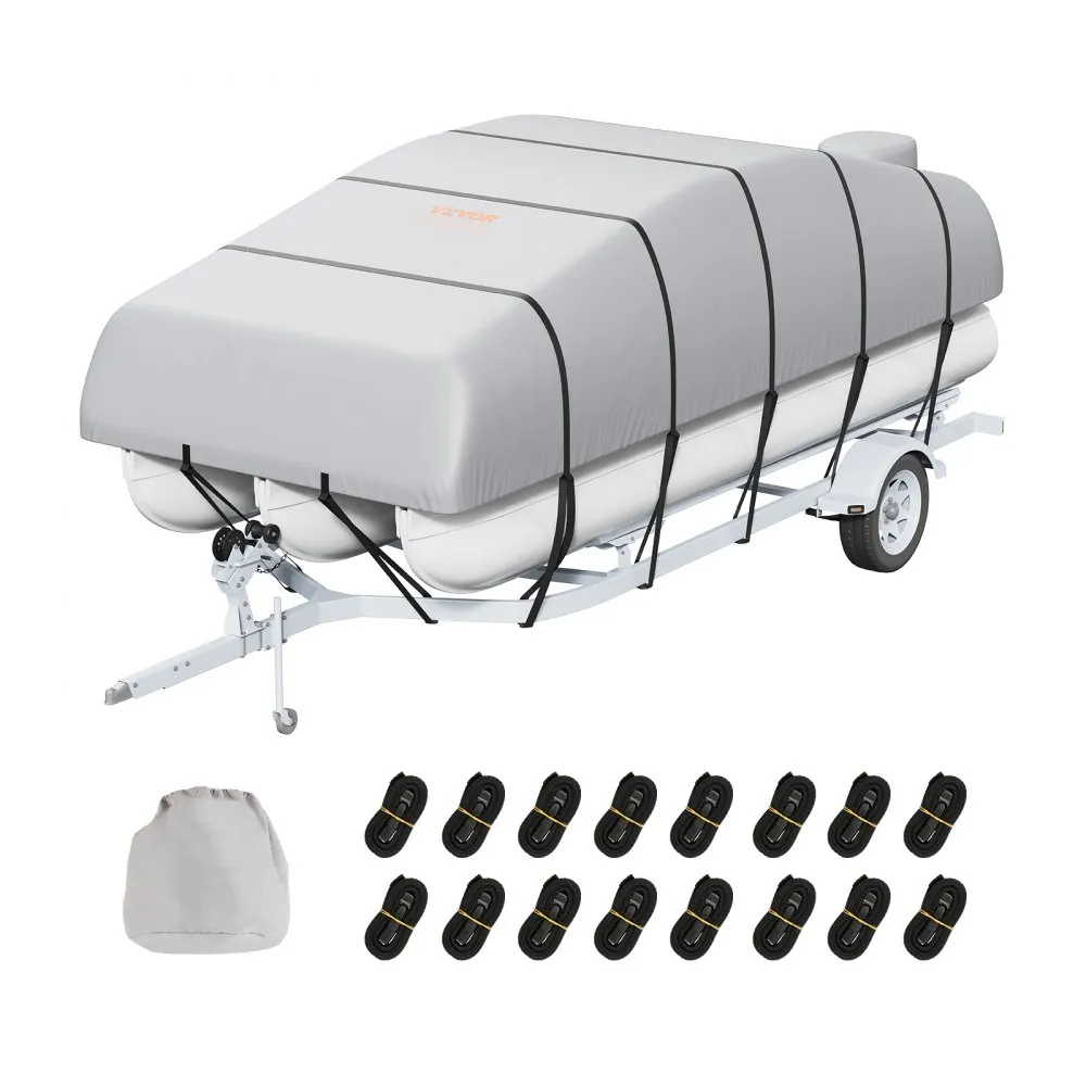 VEVOR PONTONBOOTHOES, 28"27" WATERDICHTE TRAILERBARE PONTONHOES, 800D MARINE GRADE PU OXFORDSTOF, MET MOTORHOES, 16 
