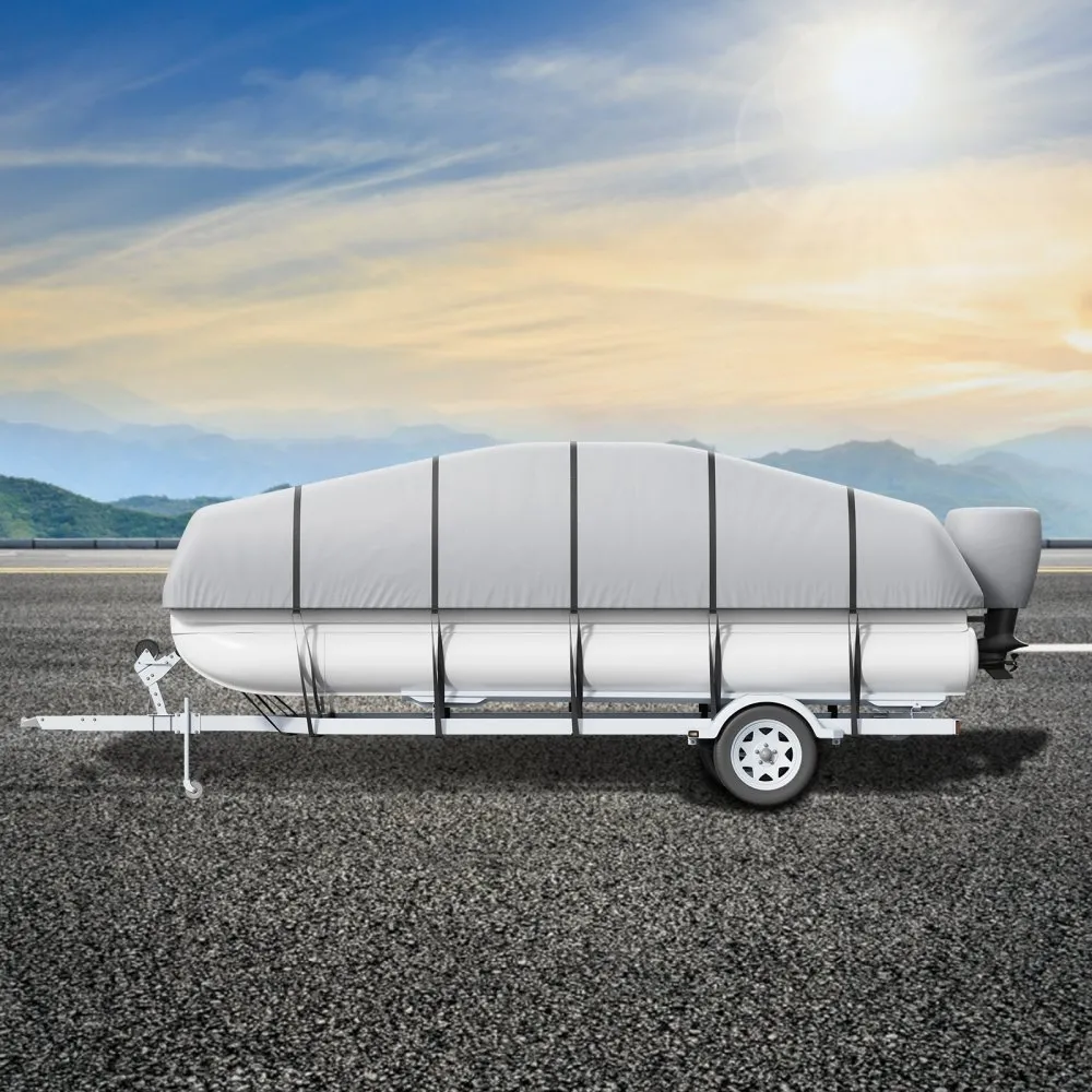 VEVOR PONTONBOOTHOES, 28"27" WATERDICHTE TRAILERBARE PONTONHOES, 800D MARINE GRADE PU OXFORDSTOF, MET MOTORHOES, 16 