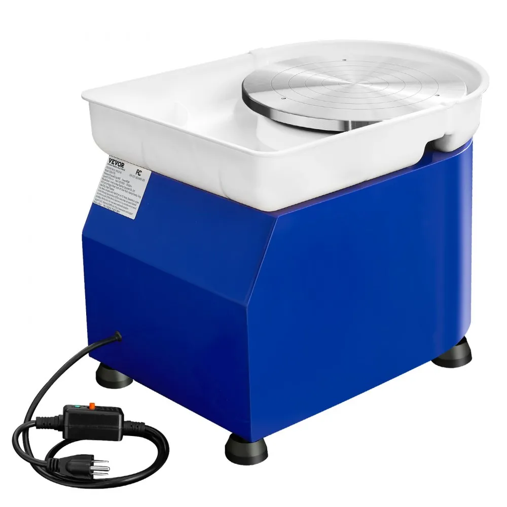 VEVOR Pottenbakkersschijf Aardewerk Wiel Keramische Wiel Machine 450W Elektrische Aardewerk Wiel Machine 28 cm 300 Rpm Aardewerk