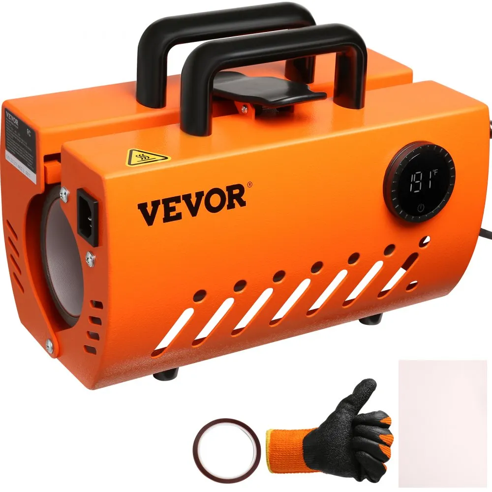VEVOR TRANSFERPERS HITTEPERS MOK WARMTE PERS TUMBLER WARMTE PERS MACHINE SUBLIMATIE BLANKS 1115 OZ 30 OZ