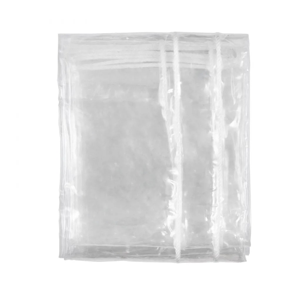 VEVOR TRANSPARANTE ZEILDOEK MET OOGJES 3X4M STOFFEN ZEILDOEK PVC ZEILDOEK BESCHERMZEIL 100% WATERDICHT UVBESTENDIG SCHEURVAST H