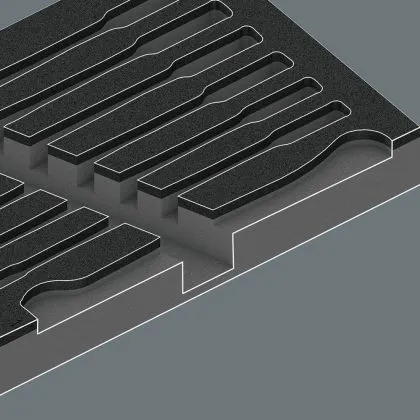 WERA 9830 SCHUIMRUBBEREN INZETSTUK VOOR 6000 JOKER SET 1, ZONDER GEREEDSCHAP
