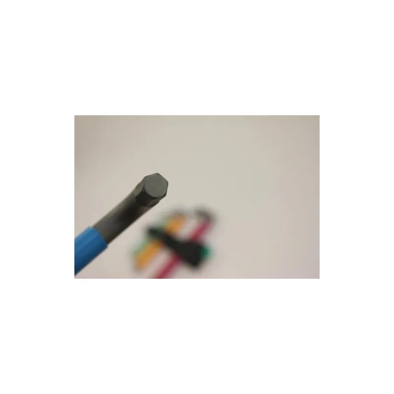 WERA IMPERIALINBUSSLEUTELSET 950 /13 HEXPLUS  IN INCHES, BLACKLASER
