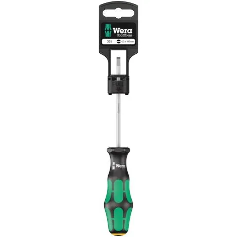 WERA KRAFTFORM PLUS SCHROEVENDRAAIER MET SMALLE SLEUFKOP  SLEUF  3 X 100MM