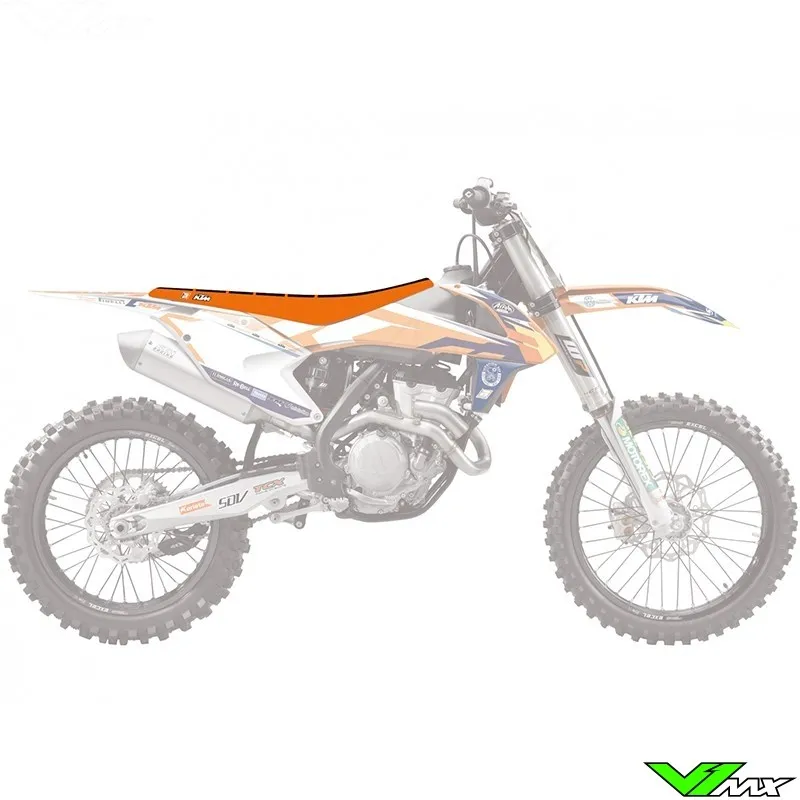 ZADELOVERTREK BLACKBIRD ZEBRA ZWART/ORANJE  KTM 125SX 150SX 250SX 250SXF 350SXF 450SXF