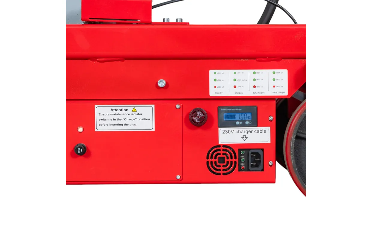 Zelfrijdende elektrische heftafel 910 kg H 1850 mm 1020 x 610 mm MW Tools